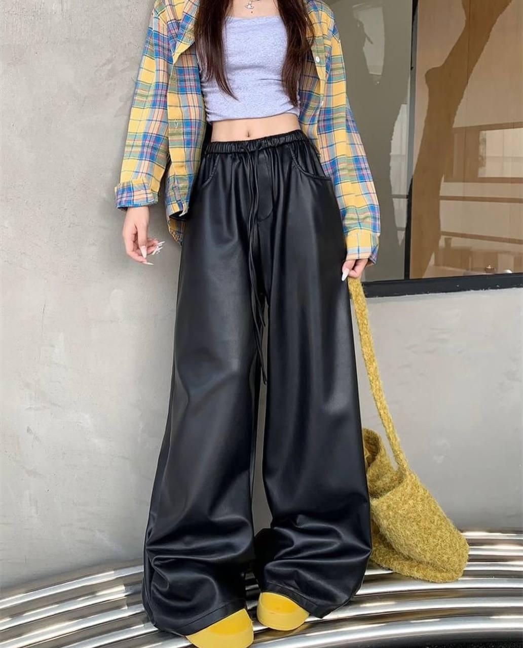 Штани на флісі Норма + Батал "Екошкіра". Розміри: 42-46, 48-52, фото 1