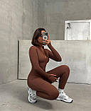 Комбінезон на флісі для милих дам "Рубчик". Розміри: 42-44, 44-46, 46-48, фото 3