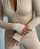 Комбінезон на флісі для милих дам "Рубчик". Розміри: 42-44, 44-46, 46-48, фото 8