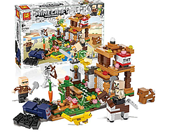 Конструктор My World, Майнкрафт, Minekraft 123-555 Битва на міцність 435 деталей