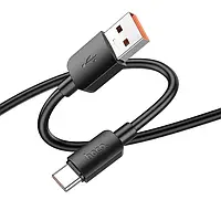 Кабель USB - Type-C Hoco X96 6A 100W 1m Black