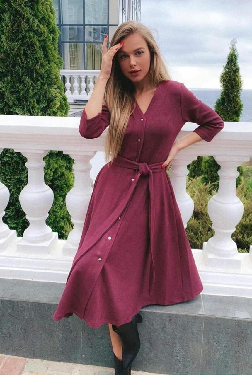 Жіноча сукня креп 46 48 50, фото 1