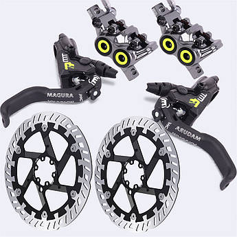 Комплект дискових гальм Magura MT7 Pro HC + MDR-P 220/203 мм