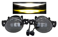 Протитуманні LED фари 45w W+Y Nissan Qashqai, X-Trail, Juke, Almera, Primera, Micra (комплект 2-шт)