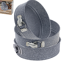 Набір форм для запікання 3шт на зажимі 18/20/22*6,8см