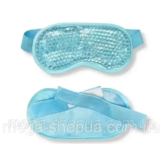 Маска гелева, що охолоджує і зігріває для зняття втоми, набряків, розслаблення, сну. Маска гелева R1U