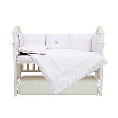 Постільний комплект в дитяче ліжко 6 ел Twins | dolce angel сірий