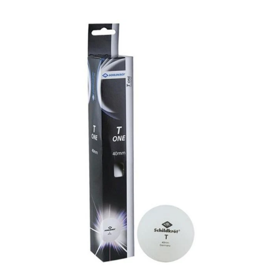 М'ячі для настільного тенісу DONIC T-one 40+ комплект 6 штук, фото 1