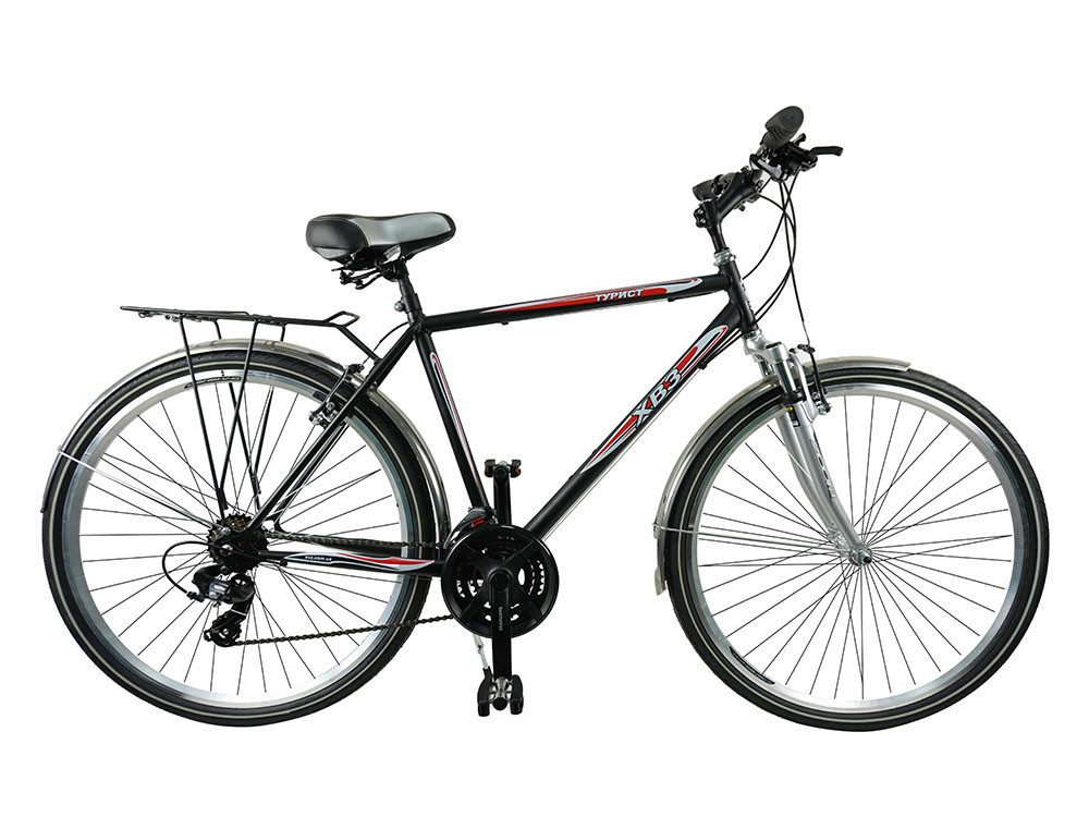 Велосипед ХВЗ 28″ Турист 2821MDA Cталь Чорний