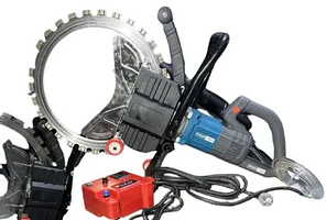 Потужна кільцева пила для різання бетону PROFI-TEC EdgeSaw E6200 : 6200 Вт, диск 520 мм (007653)