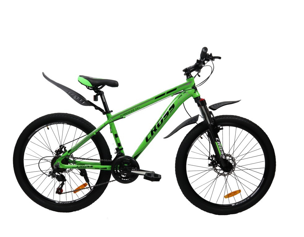 Велосипед Cross Hunter 24" Рама-12,5 Алюмінієвий Зелений