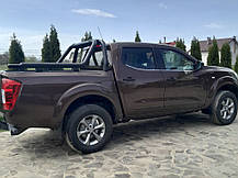 Дуга на кузов (чорна) 76мм для Nissan Navara/NP300 2016- рр, фото 4