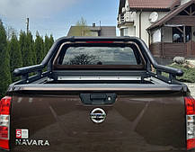 Дуга на кузов (чорна) 76мм для Nissan Navara/NP300 2016- рр, фото 5