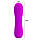 Міні-вібратор Pretty Love Allen, ребристий, рожевий, 12 х 3 см, фото 5