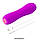 Міні-вібратор Pretty Love Allen, ребристий, рожевий, 12 х 3 см, фото 7