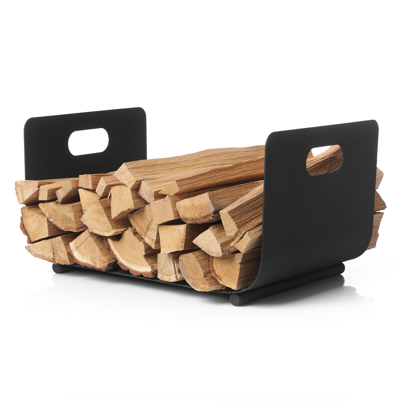 Дровник Vican Box 45x30x24 см металевий чорний (91010)