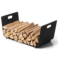 Дровник Vican Box 70x38x34 см металевий чорний (91012)