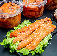 Спинки лосося с/м крупні 500г