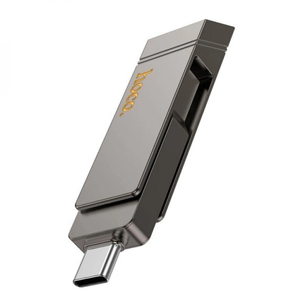 Флешка HOCO UD15 USB3.2 Type-C, 128GB, сіра, фото 1