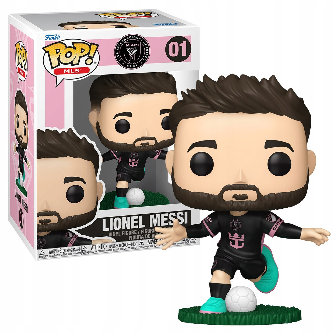 Фігурка Funko POP Football: Inter Miami - Lionel Messi (Away), фото 1