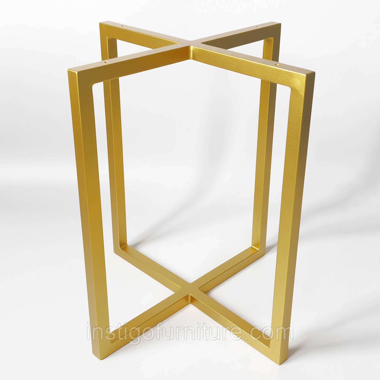 Каркас для журнального столу з металу Ø 400 мм, H 450 мм Золото, фото 1