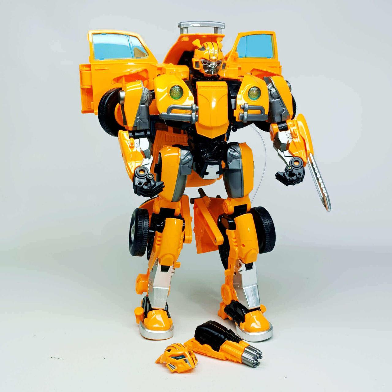 Трансформер Бамблбі Volkswagen Beetle 33 см — музичний робот-автомобіль, арт. W8836A, фото 1