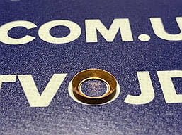 Мідна прокладка у формі посіченого конуса для з'єднання 3/8" SAE. Міжнародний код — B2-6.