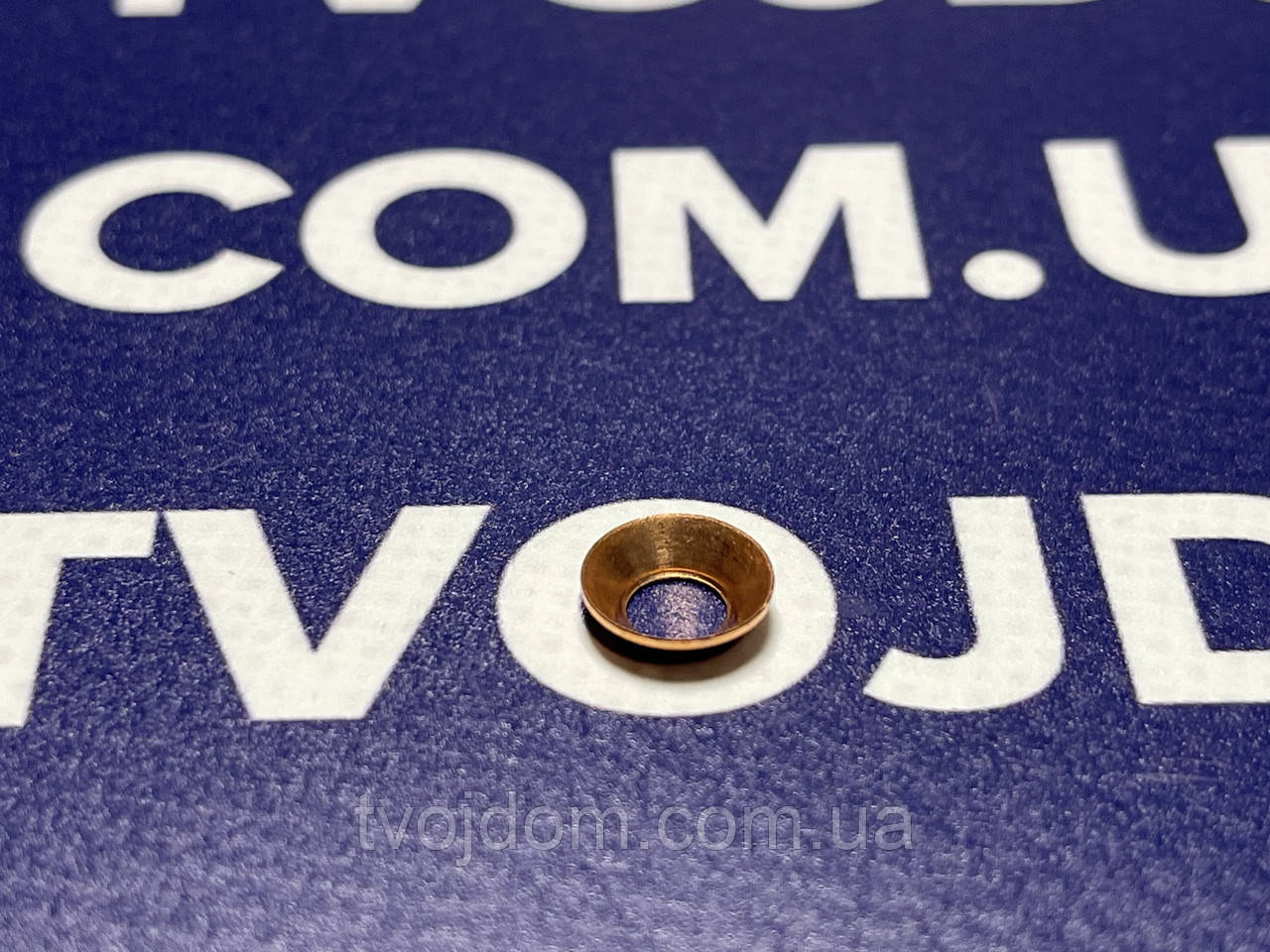 Мідна прокладка у формі усіченого конуса для з'єднання 1/4" SAE. Міжнародний код - B2-4.