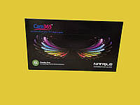 Професійні нітрилові рукавиці CARE 365 чорні одноразові, медичні, оглядові, стійкі до хімії, без латексу S