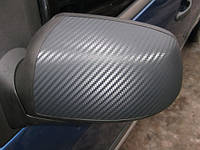 Пленка Карбонова 3D: чорна з мікроканалами. Ширина рулона 1,52 м., фото 4