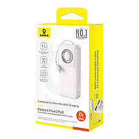Повербанк Baseus Free2Pull Power Bank with Retractable Cable 20000 mAh 65W Silver, фото 7