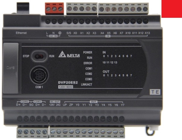 DVP20ES200TE Delta Electronics Процесорний модуль, фото 1