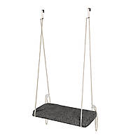 Віконна полиця для котів CAT PET FUN на гачках - темно-сіра