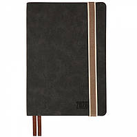 Щоденник A5 Leo Planner датований 2026 “Trend”, м’який, чорний, 368 сторінок