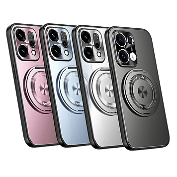 Чохол на OPPO Reno14 бампер накладка TPU з охолодженням, підставкою металевий протиударний "ALUMINIUM"