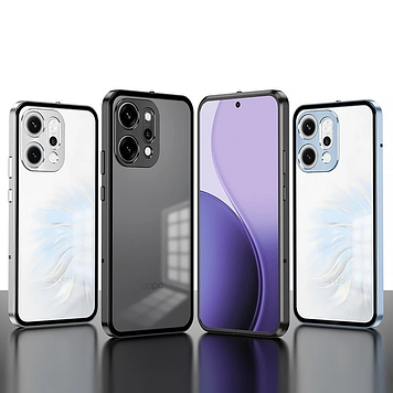 Чохол на OPPO Reno14 бампер накладка протиударний металевий алюмінієвий оригінальний "ALUMINIUM BUMP"