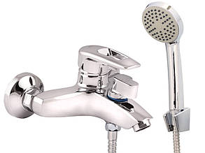 Змішувач для ванни важільний з душовою лійкою ZERIX PTA 446 (ZX2923) хром