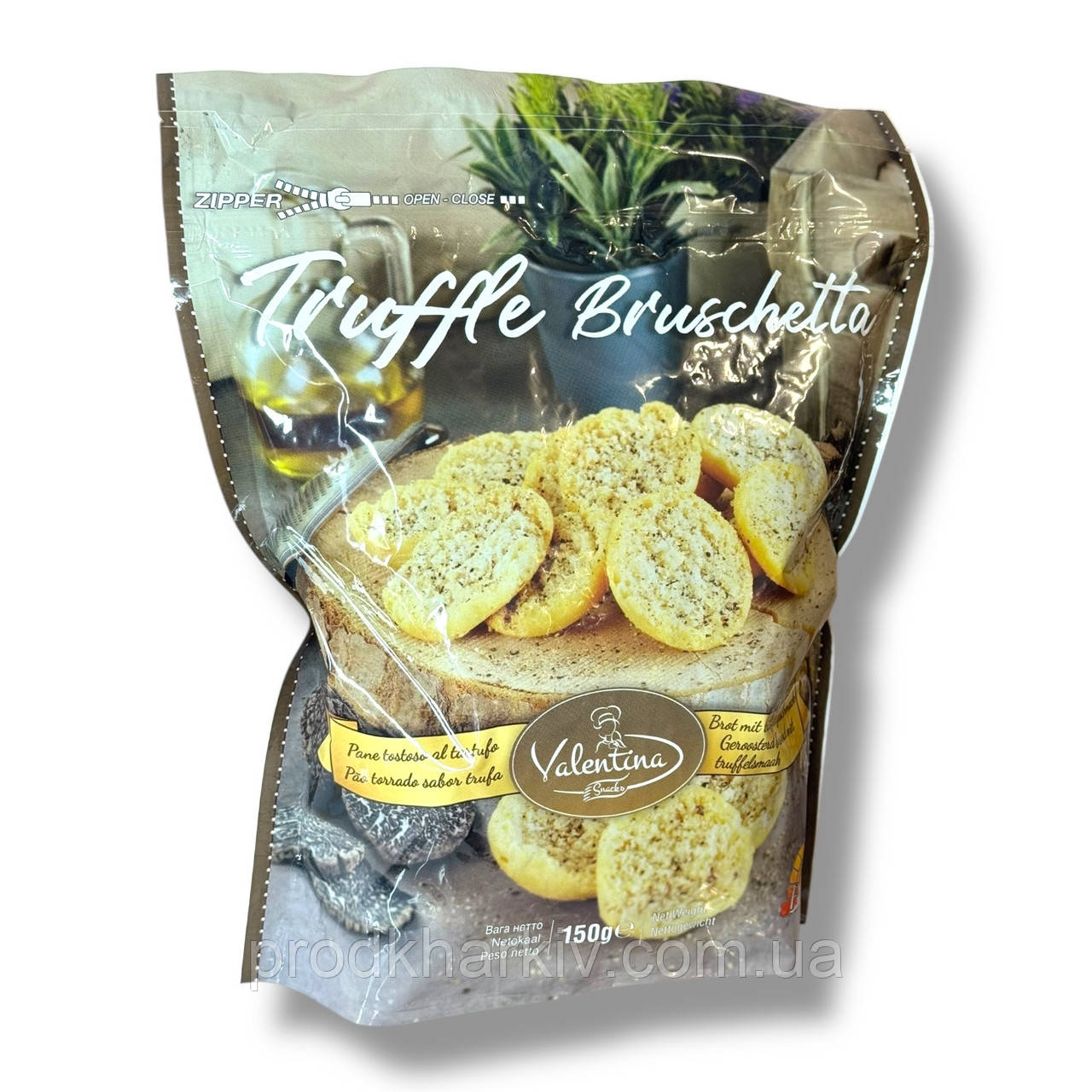 Сухарики (Брускета) Valentina Truffle Bruschetta со вкусом трюфеля 150г