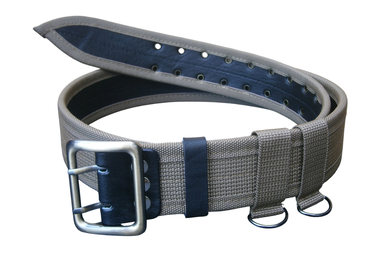 Ремінь офіцерський польовий Coyote стропа + шкіра 90- 110 см, фото 1