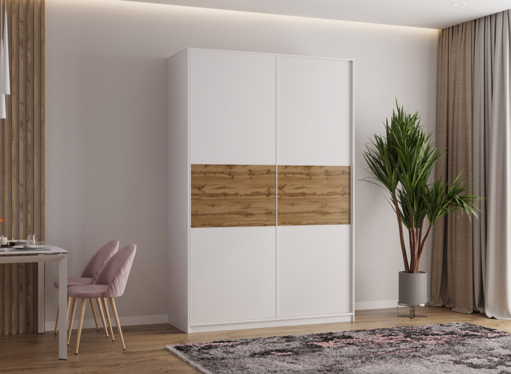 Фабрична шафа купе довжиною 1м фасади ДСП