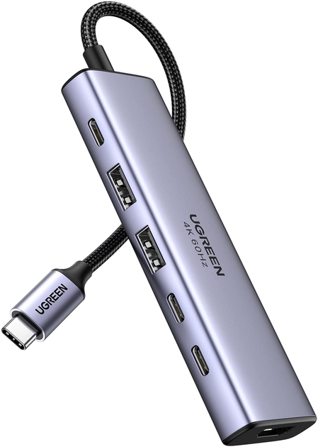 Адаптер Ugreen CM513 VGA to HDMI Adapter Black (50945)