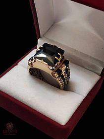 Золотий Перстень зі вставкою цирконій