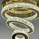 Стельова кришталева яскрава люстра 7201-6AD, фото 5