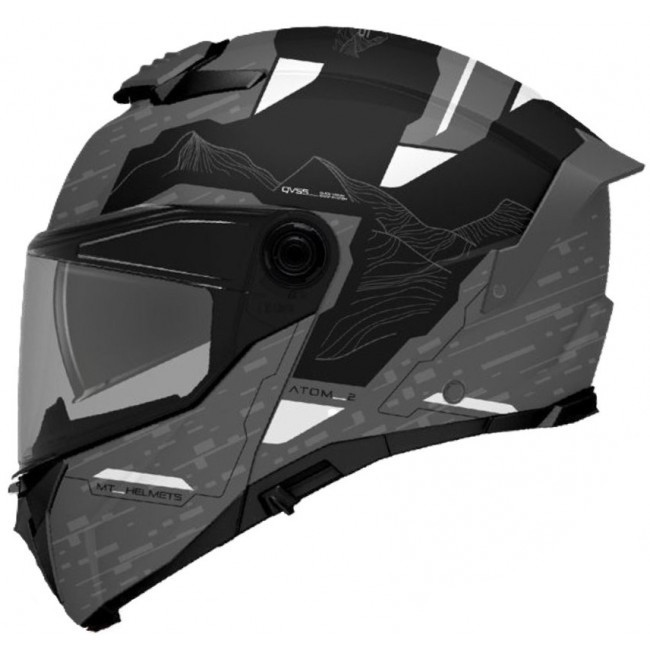 Мотошолом MT ATOM 2 SV HIGHLANDS C2 Gloss XS +Pinlock, фото 1