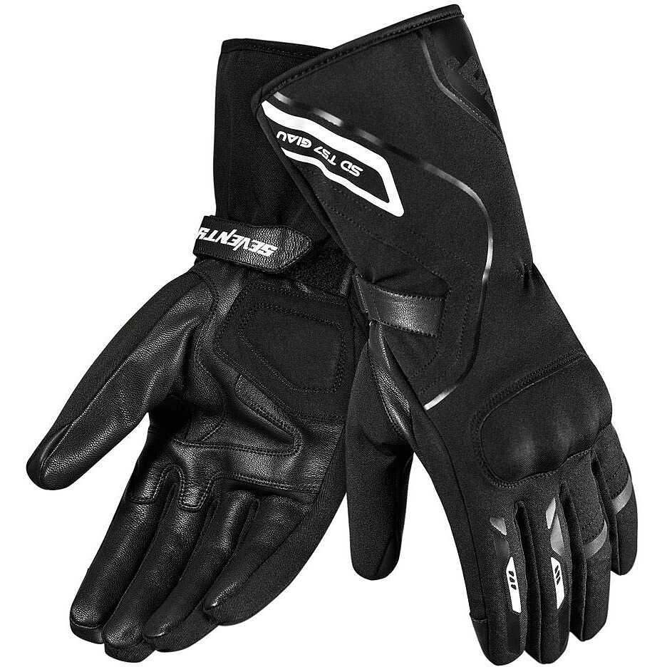 Моторукавички Seventy T59 GIAU Lady Black White L