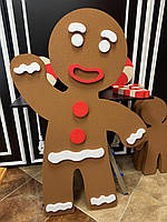 Обʼємний пряник 150 см з твердого пінопласту, преміум декор