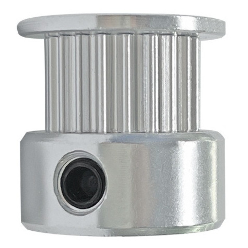 Шків 20T-B6-W6-CF на двигун під ремінь GT2 (2GT), 20 зубців, вісь Ø6мм, ширина 6мм / Для 3D-принтерів, верстатів ЧПК, фото 1