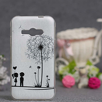 Силіконовий чохол для Samsung Galaxy J1 Ace моделі j110 з картинкою Кульбаба