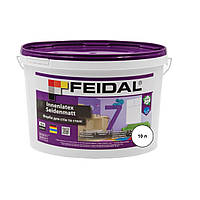Фарба для стін та стелі Feidal Innenlatex Seidenmatt 7 Шовковисто-матова Біла 10 л