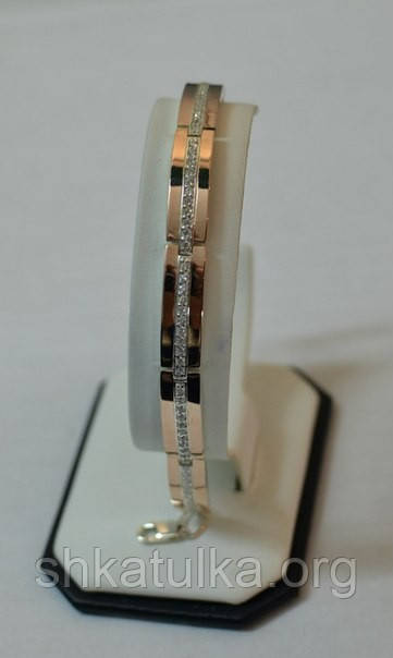 Браслет зі срібла і золота